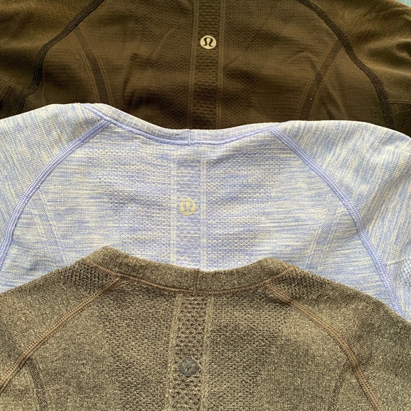3 x Lululemon shirts size 4 in great condition. Two long sleeves, 1 short sleeve - Picture 2 of 10